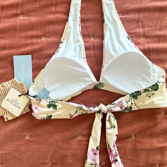 ANTONIO MELANI Floral Cross-Neck Bikini SET - Picture 3 of 9